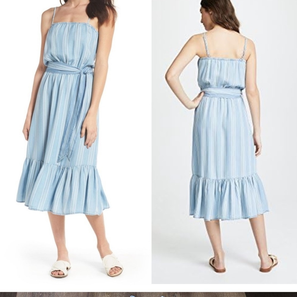BB Dakota Chambray Striped Dress